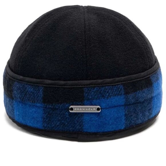CrownCap Women’s Black and Blue Buffalo Railroad Hat Size L main image 9